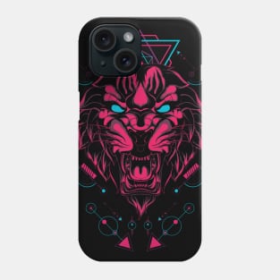 Tiger Sacred Geometry Phone Case