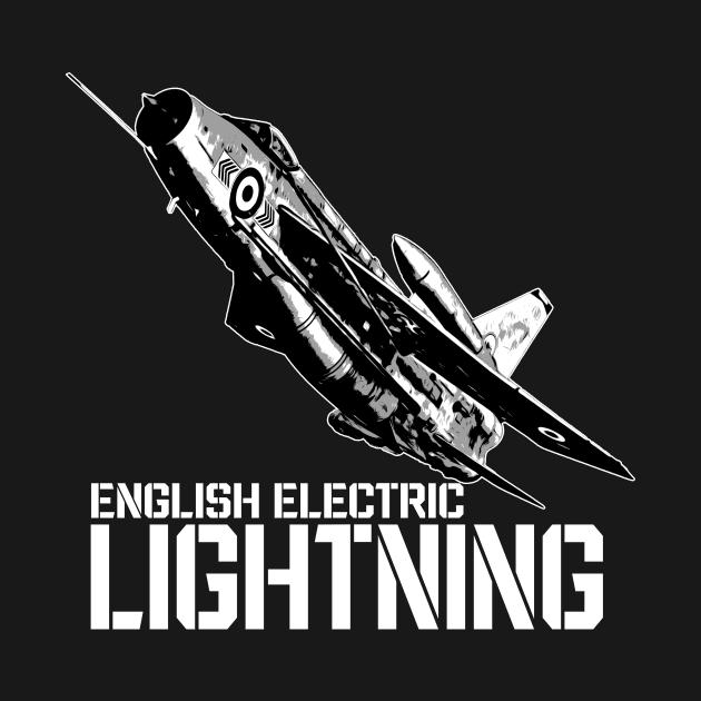 English Electric RAF Lightning UK Jet Fighter Aircraft Airplane Plane by BeesTeez