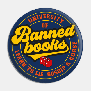 University of Banned Books - funny saying Pin