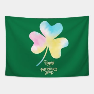 St Patrick's Day Tie Dye Tapestry