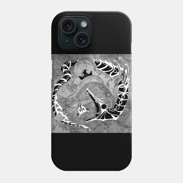 Jormungandr Phone Case by VicaVeresk