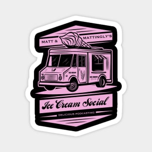 ICS Pink Ice Cream Truck Magnet