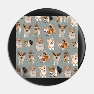 Corgis Pin