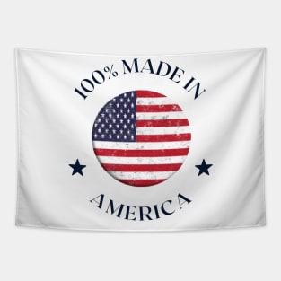 100% Made in America Tapestry