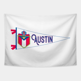 Austin Flag Pennant Tapestry