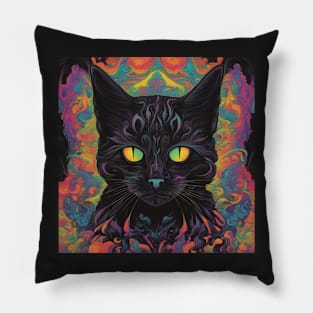 black cat Pillow