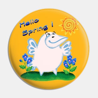 Hello spring Pin