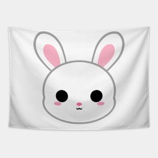 Cute White Bunny Tapestry