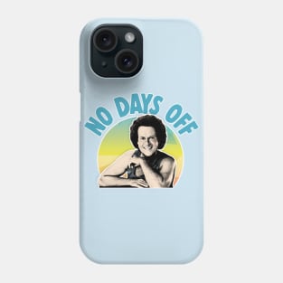 NO DAYS OFF - Funny Gym Wear Design Phone Case