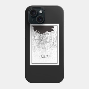 Jakarta City Poster Phone Case