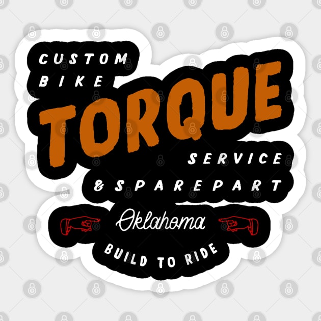 Torque custom bike - Torque - Sticker | TeePublic