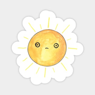 Sad sun Magnet