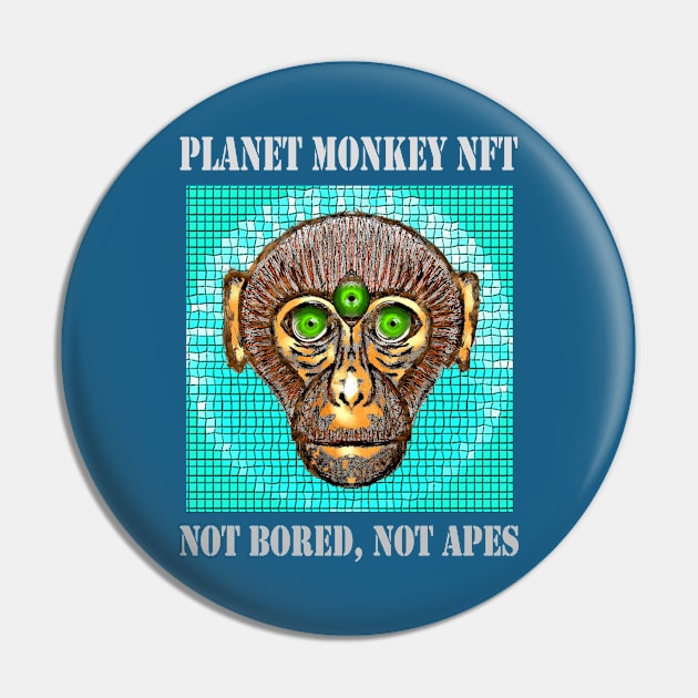 Planet Monkey Cute Animals Not Bored Apes Pin by PlanetMonkey