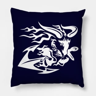 Goat with Anchor Pillow