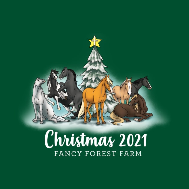 Fancy Forest Farm • Christmas 2021 • White Text by FalconArt