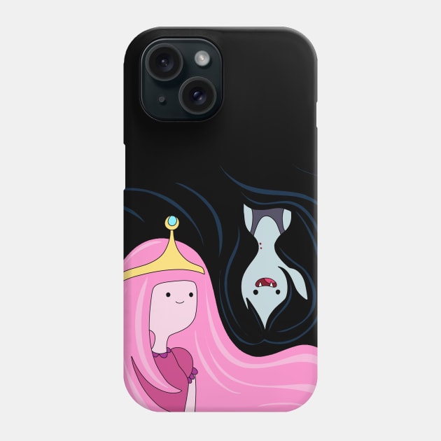 Princess Bubblegum and Marceline Phone Case by valentinahramov