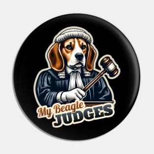 Beagle judging Pin