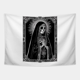 Santa Muerte Prayer Tapestry