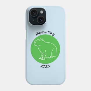 Earth Day 2023 and Capybara Phone Case