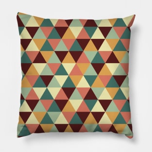 Geometric Triangle Pattern Pillow