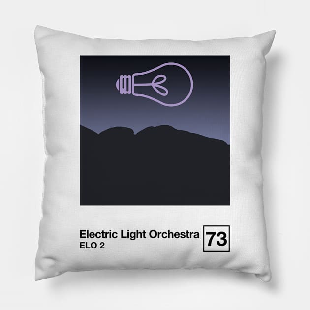 ELO 2 / Minimalist Style Graphic Artwork Design Pillow by saudade