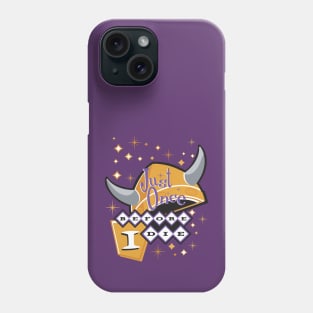 Minnesota Vikings Fans - Just Once Before I Die: Retro Look Phone Case