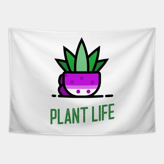 Plant Life Tapestry by barn-of-nature