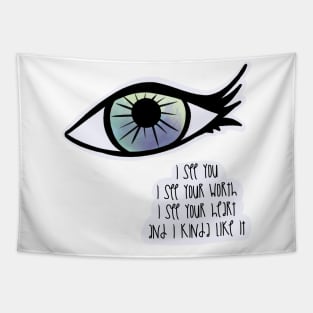 I See You / Care Tapestry