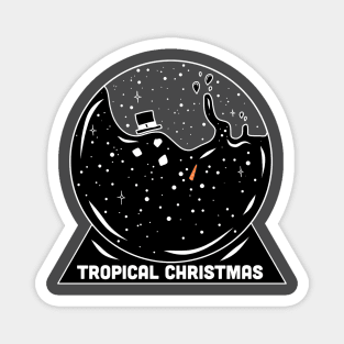 Tropical Christmas Magnet