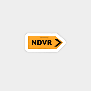 NDVR Filming Location Sign Magnet