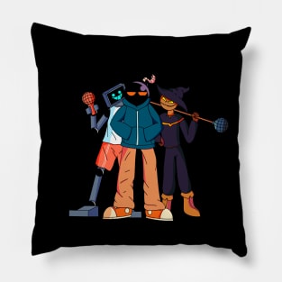 Hex Whitty and Zardy FNF characters Pillow