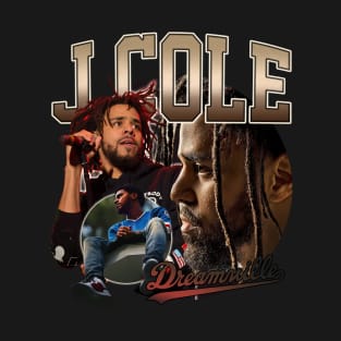 Hip Hop Retro J Cole Album Art T-Shirt