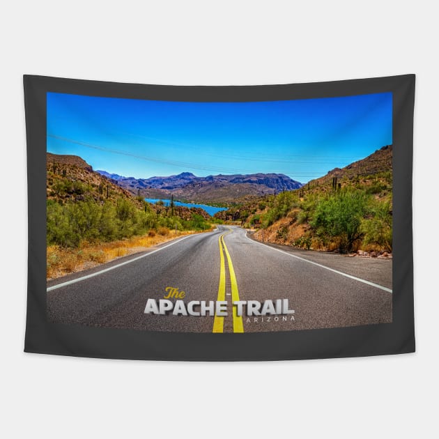 Apache Trail Scenic Drive View Tapestry by Gestalt Imagery
