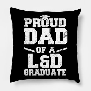 Mens Premature Newborn Nurse Gift Proud Dad L&D Graduate Pillow