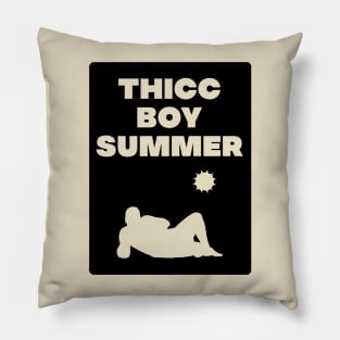 Thicc Boy Summer Pillow