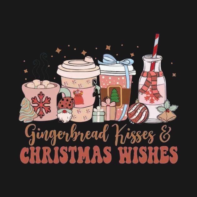 Gingerbread Kisses And Christmas Wishes Coffee by Brodrick Arlette Store