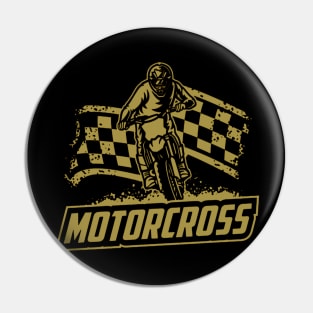 Motorcrossgreen Pin