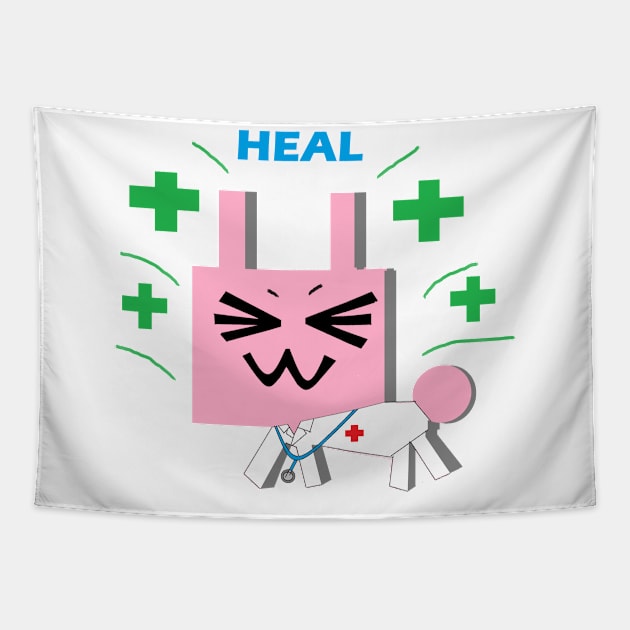 RabbitZaa #005 Doctor Heal Tapestry by TABCXON