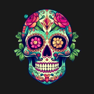 Cinco de Mayo Day Of the Dead Sugar Skull T-Shirt