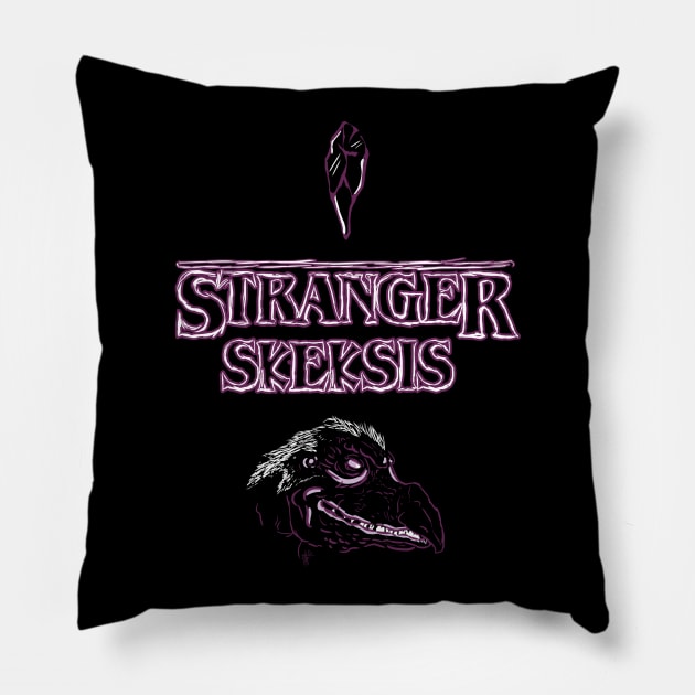 Stranger Skeksis Pillow by Roningasadesign