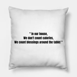 Calories No Problem Pillow