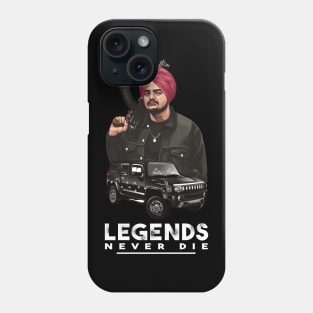 Sidhu Moose Wala: Legend Never Die T-shirt design Phone Case