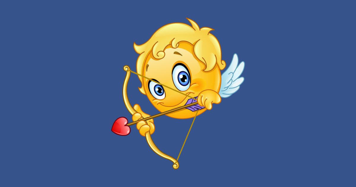 Cupid Emoji Emoticon Emoji Posters and Art Prints TeePublic