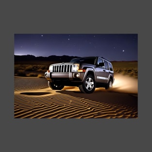 Jeep Commander in the desert T-Shirt