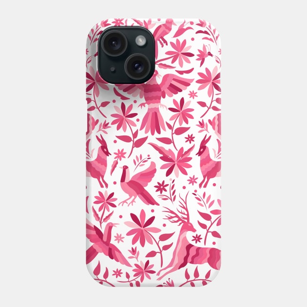 Mexican Otomí Design in Pink Phone Case by Akbaly