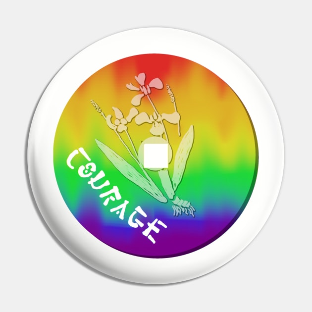 Courage Token - Rainbow Pin by LochNestFarm