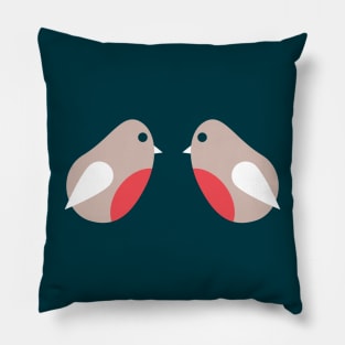 Robin Redbreast (Arctic) Pillow