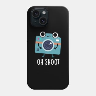 Oh Shoot Cute Photographer Camera Pun Phone Case