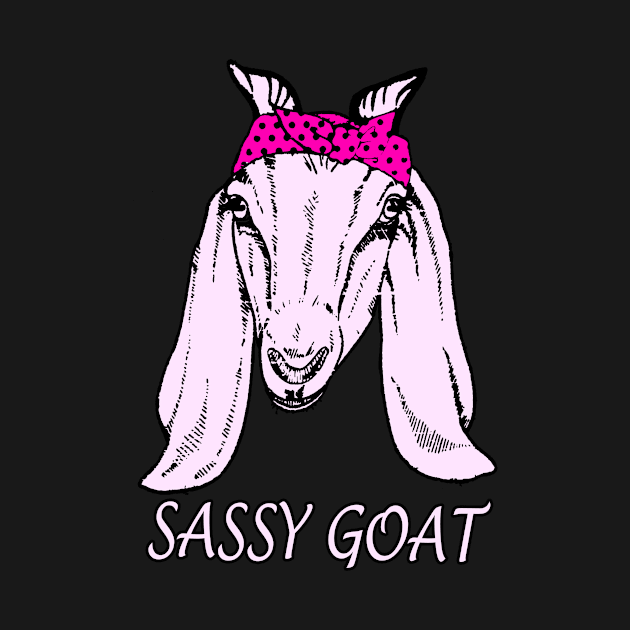 Sassy Goat by karinaart
