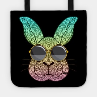 Boys Girls Easter Bunny Sunglasses Funny Egg Hunt Tote